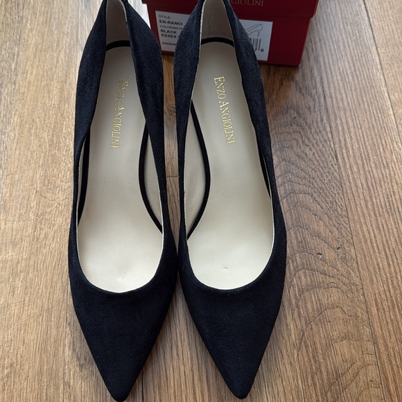 Enzo Angiolini Black Heels Classic Pumps - Picture 3 of 6